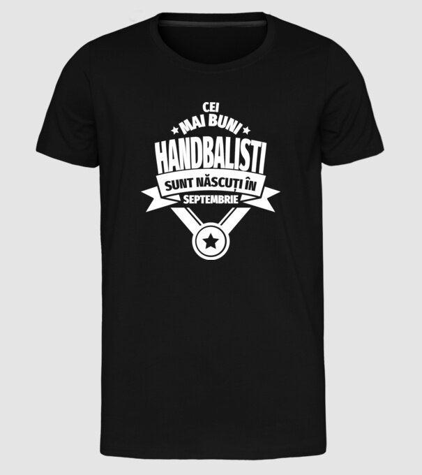 Cei mai buni hocheiști sunt născuți în Septembrie model negru pe tricou