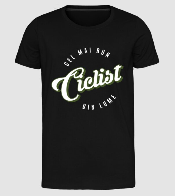 Cel mai bun Ciclist din lume model negru pe tricou