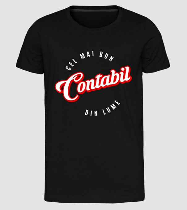 Cel mai bun CONTABIL din lume model negru pe tricou