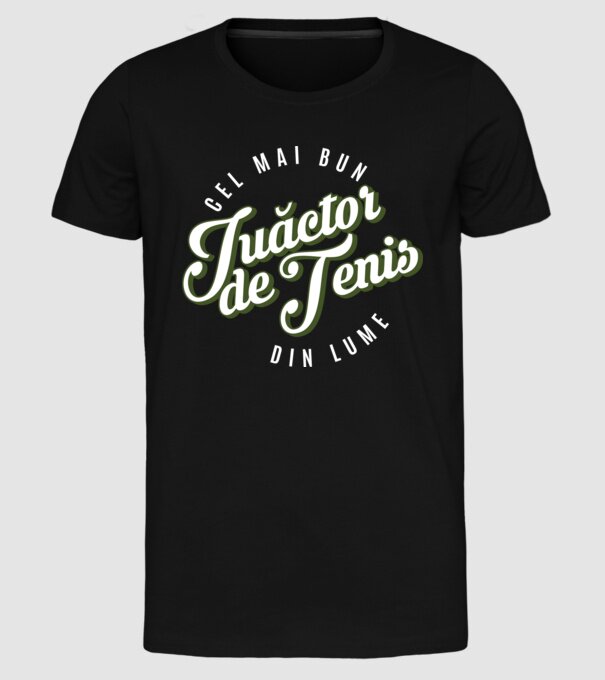 Cel mai bun Juăctor de tenis din lume model negru pe tricou