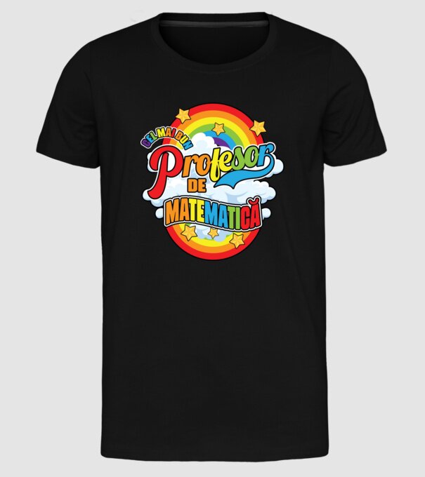 Cel mai bun matematică model negru pe tricou