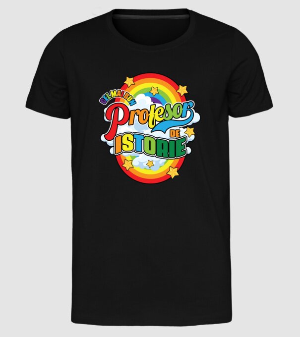 Cel mai bun profesor de istorie model negru pe tricou