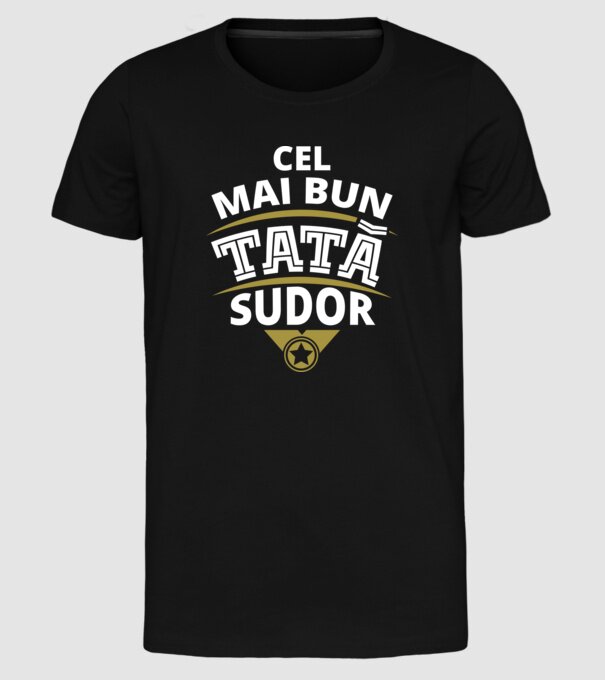 Cel mai bun tată sudor model negru pe tricou