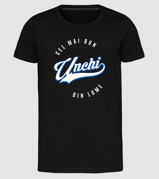 Cel mai bun UNCHI din lume model negru pe tricou