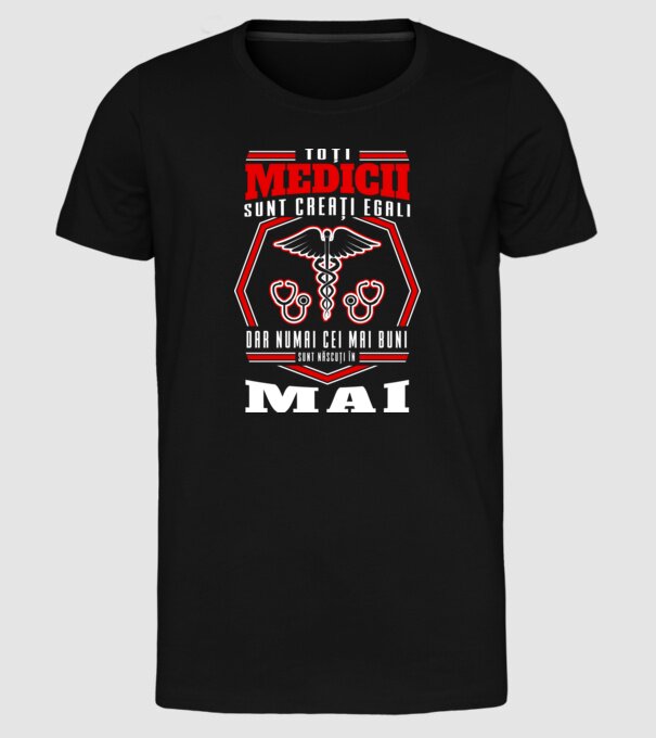 Toți Medicii sunt Creati egali mai model negru pe tricou
