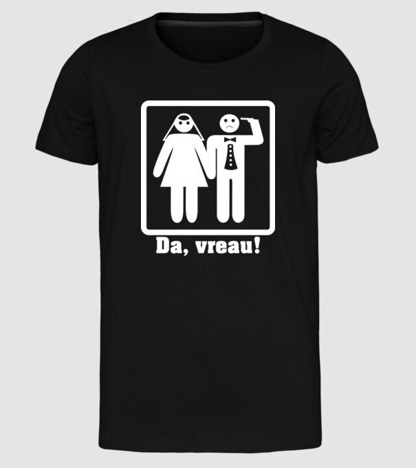 Da, vreau model negru pe tricou