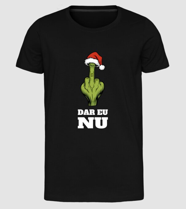 Dar eu NU Negru model negru pe tricou