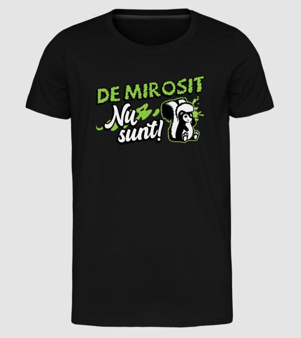 De mirosit nu sunt model negru pe tricou