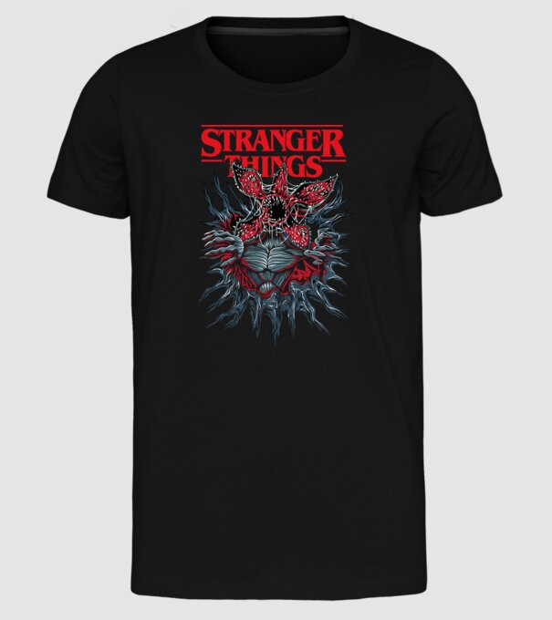 DEMOGORGON model negru pe tricou