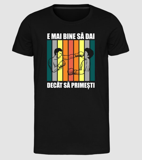 E mai bine să dai decât să primești model negru pe tricou