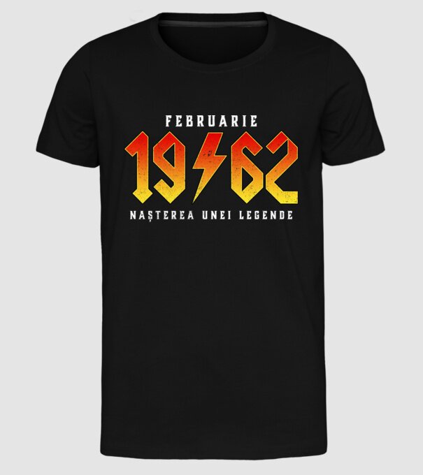 Februarie - 1962 - nașterea unei legende model negru pe tricou