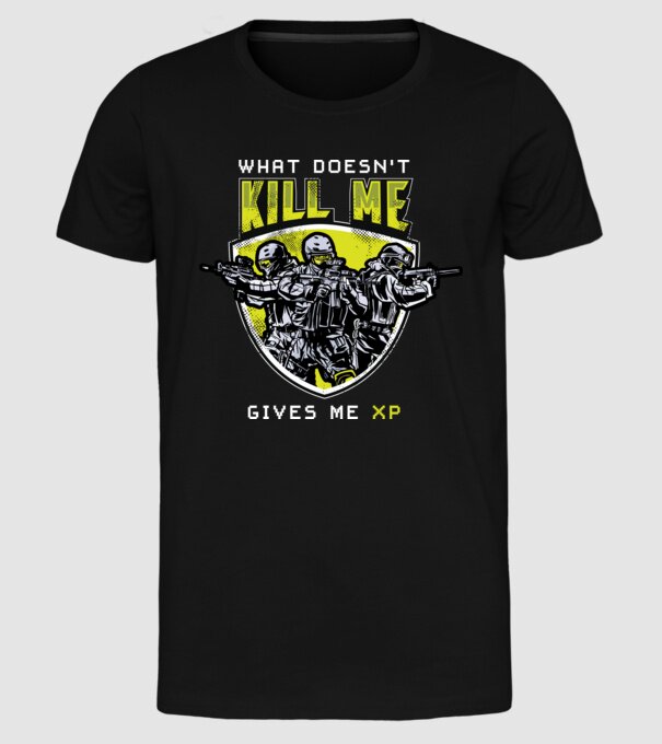 Gamer xp model negru pe tricou