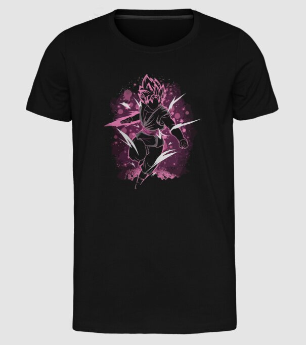 goku training model negru pe tricou