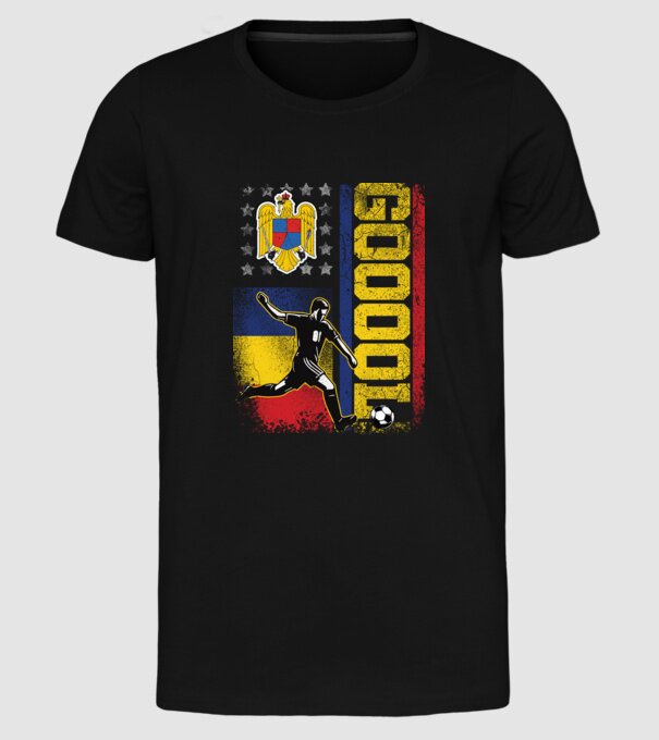 GOOOL model negru pe tricou