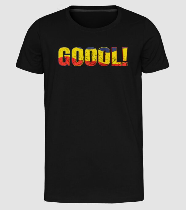 GOOOL model negru pe tricou