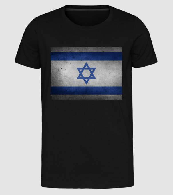 ISRAEL model negru pe tricou