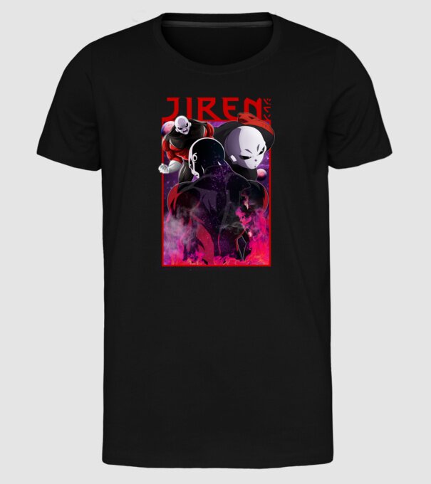 jiren dragonball model negru pe tricou