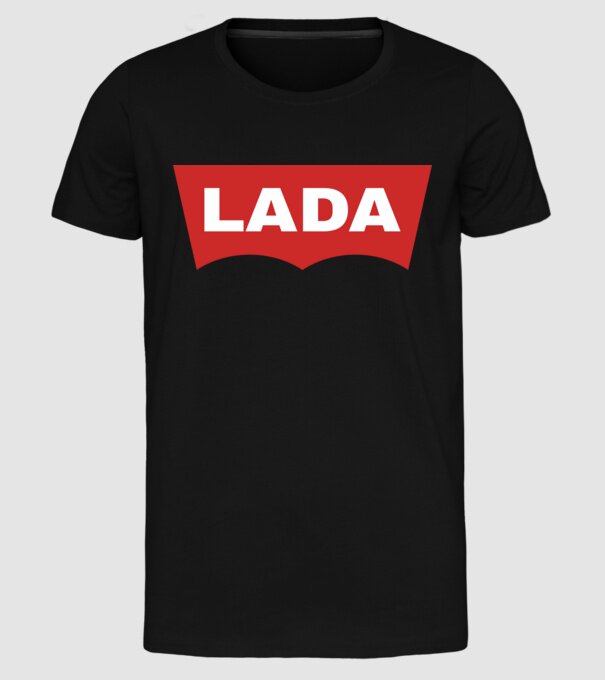 Lada Levis model negru pe tricou