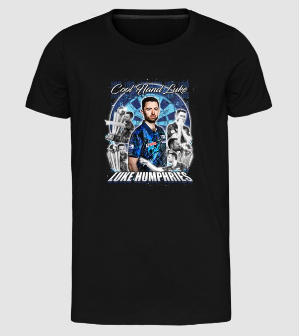 Luke Humphries Cool hand Luke model negru pe tricou