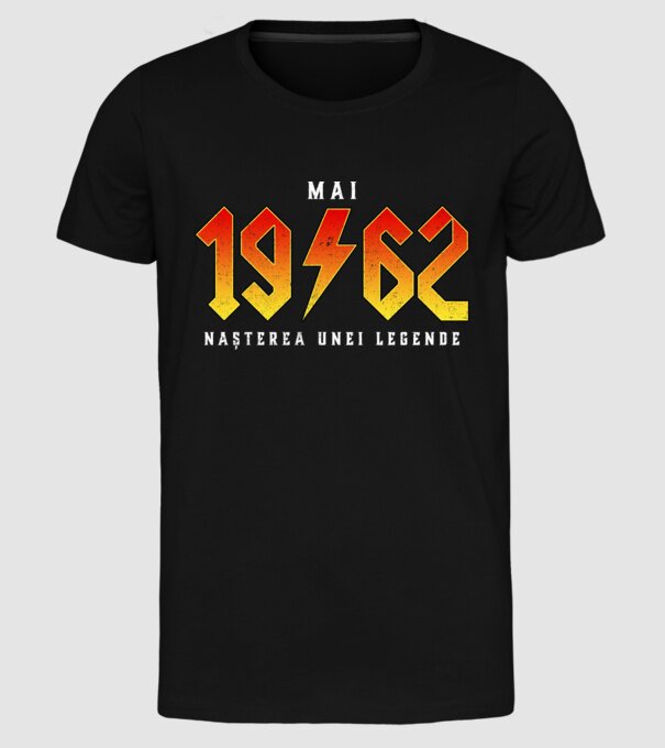 Mai - 1962 - nașterea unei legende model negru pe tricou