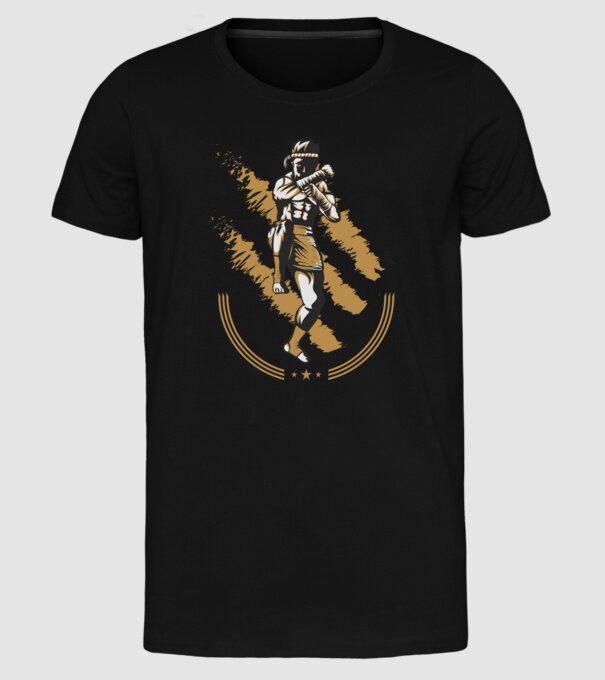 Muay Thai 2 model negru pe tricou