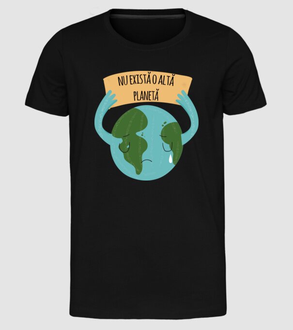 nu există o altă planetă model negru pe tricou