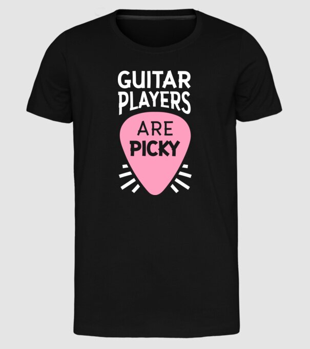 Picky model negru pe tricou
