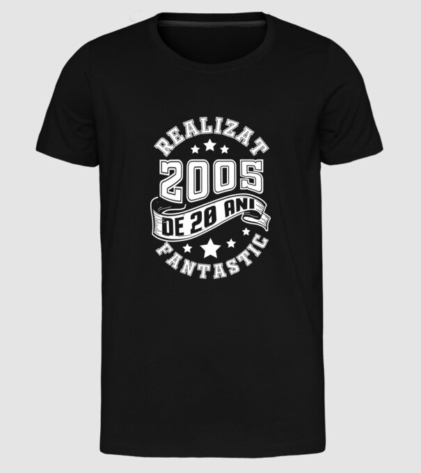 Realizat de fantastic - 2005 model negru pe tricou