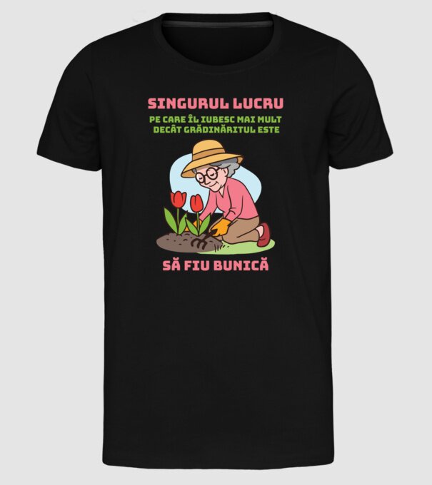 Singurul lucru model negru pe tricou