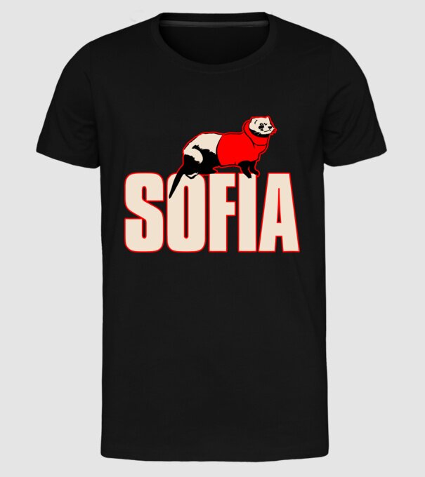 sofia la casa de papel model negru pe tricou