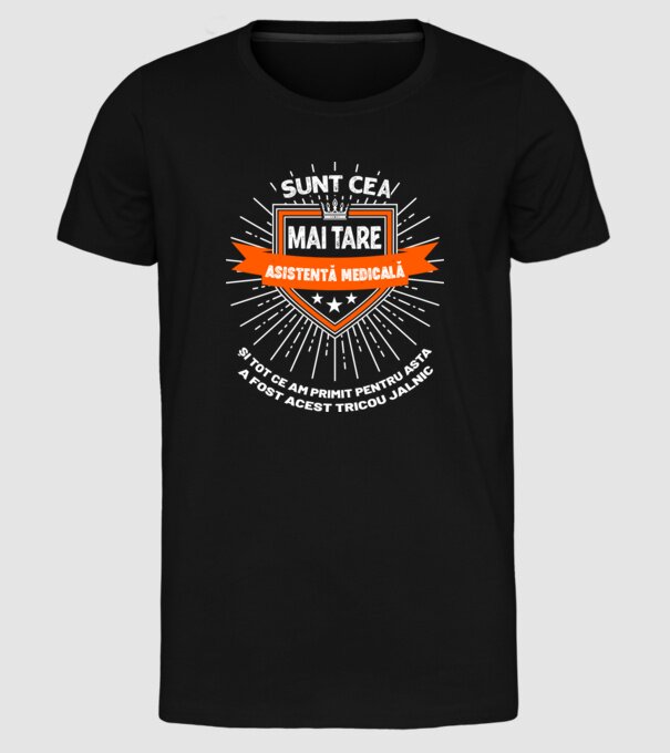 Sunt cea mai tare asistentă medicală și tot ce am primit pentru asta a fost acest tricou jalnic model negru pe tricou
