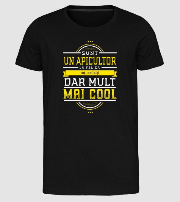 sunt un apicultor, la fel ca toți ceilalți, dar mult mai cool model negru pe tricou