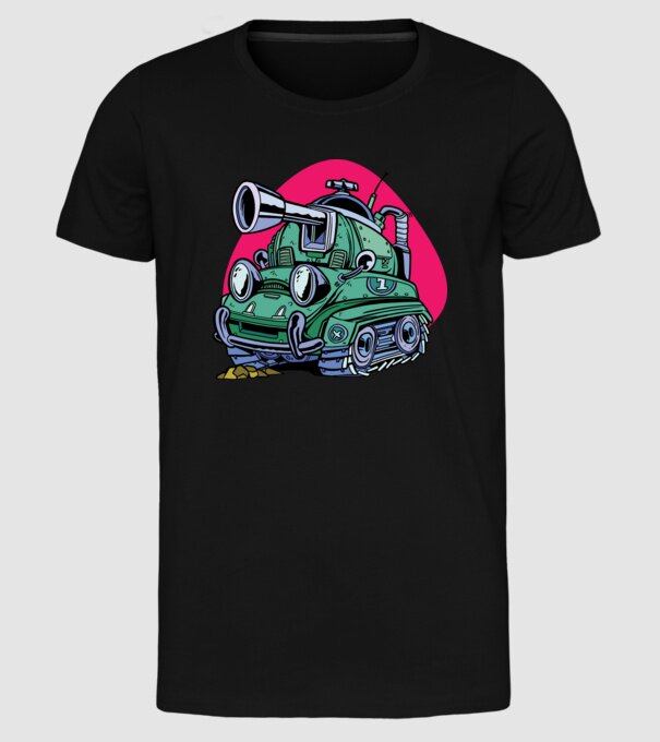 Tancuri model negru pe tricou