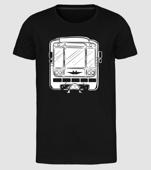 Trenuri model negru pe tricou