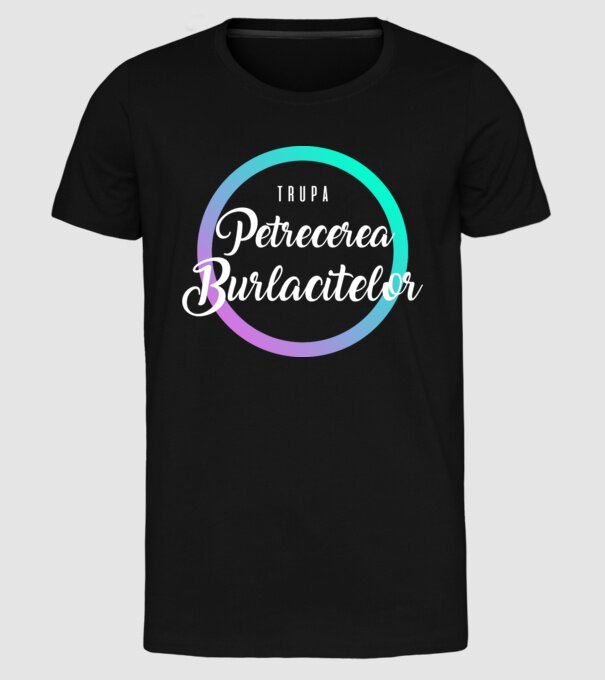 trupa petrecerea burlăcitelor model negru pe tricou