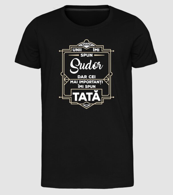 Unii îmi spun_Sudor model negru pe tricou