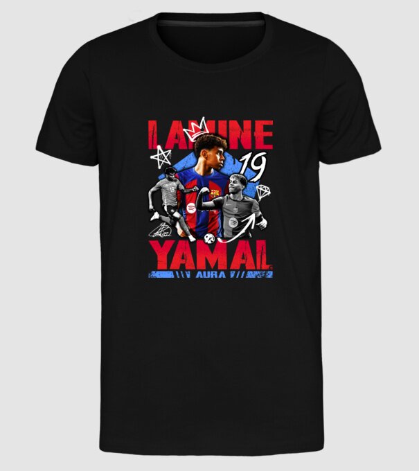 Yamal tribute model negru pe tricou