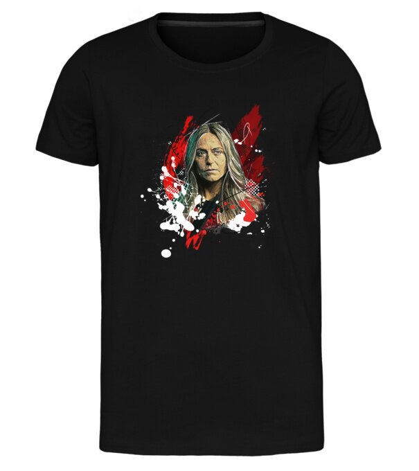  model  pe tricou