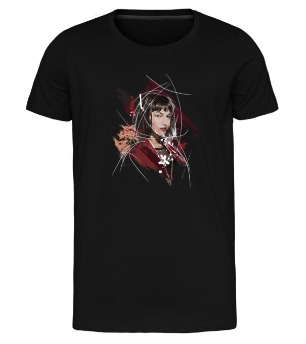 model  pe tricou