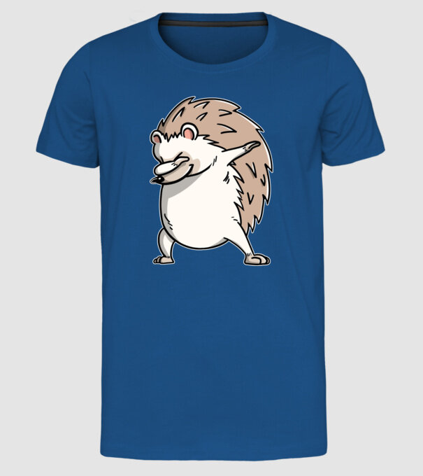 Arici DAB model albastru regal pe tricou