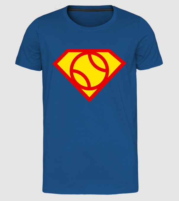 Supersportiv JUCĂTOR DE TENIS model albastru regal pe tricou