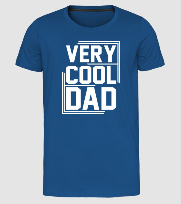 Very Cool Dad model albastru regal pe tricou