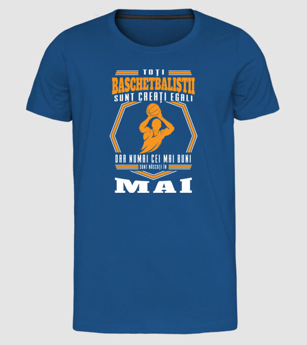 Toți baschetbaliștii sunt creați egali, dar numai cei mai buni sunt născuți în mai model albastru regal pe tricou