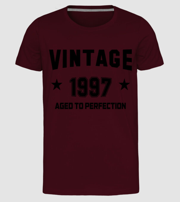 Vintage - 1997 model bordo pe tricou