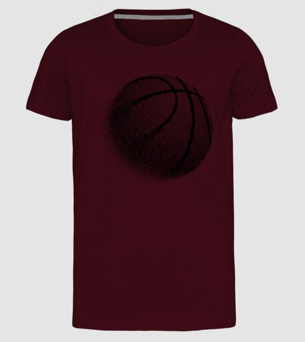 Basketball model bordo pe tricou