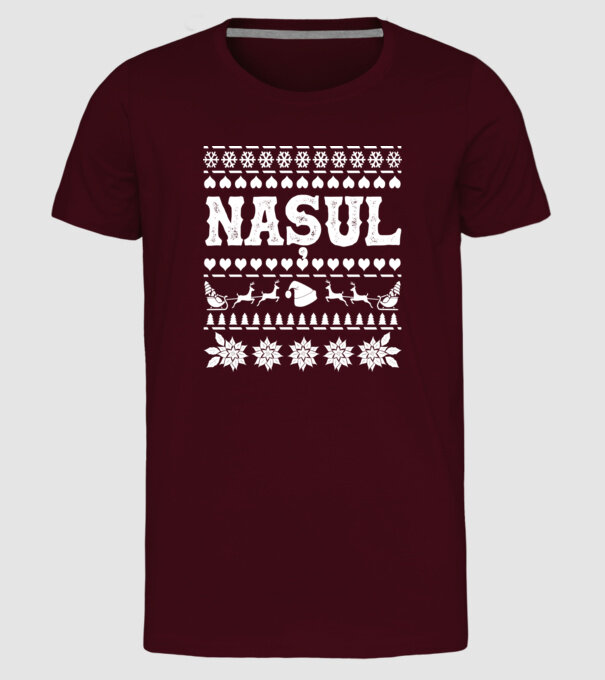 Nașul model bordo pe tricou
