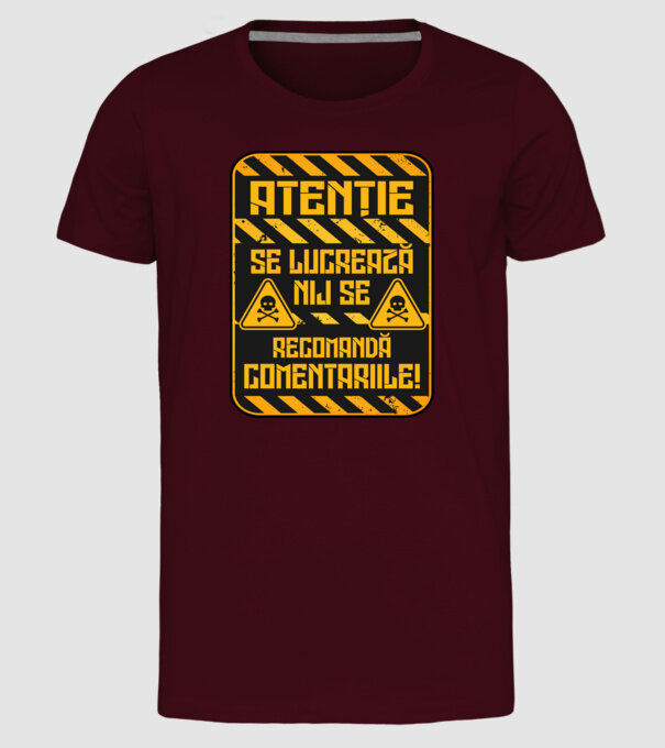 Nu se recomandă comentariile D9233657 model bordo pe tricou