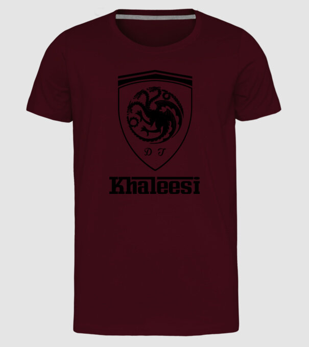 The Khaleesi Ferrari model bordo pe tricou