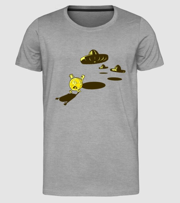 război de lămâie model gri pe tricou