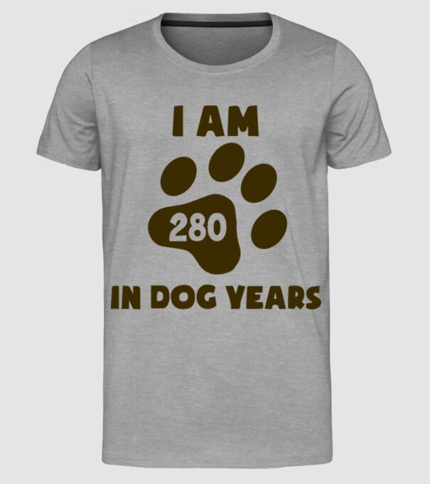 Dog Year - 280 model gri pe tricou